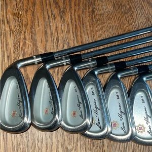 Ben Hogan BH-5 Iron Set 5-PW (6) Reg Flex Steel - excellent Condition # 11352